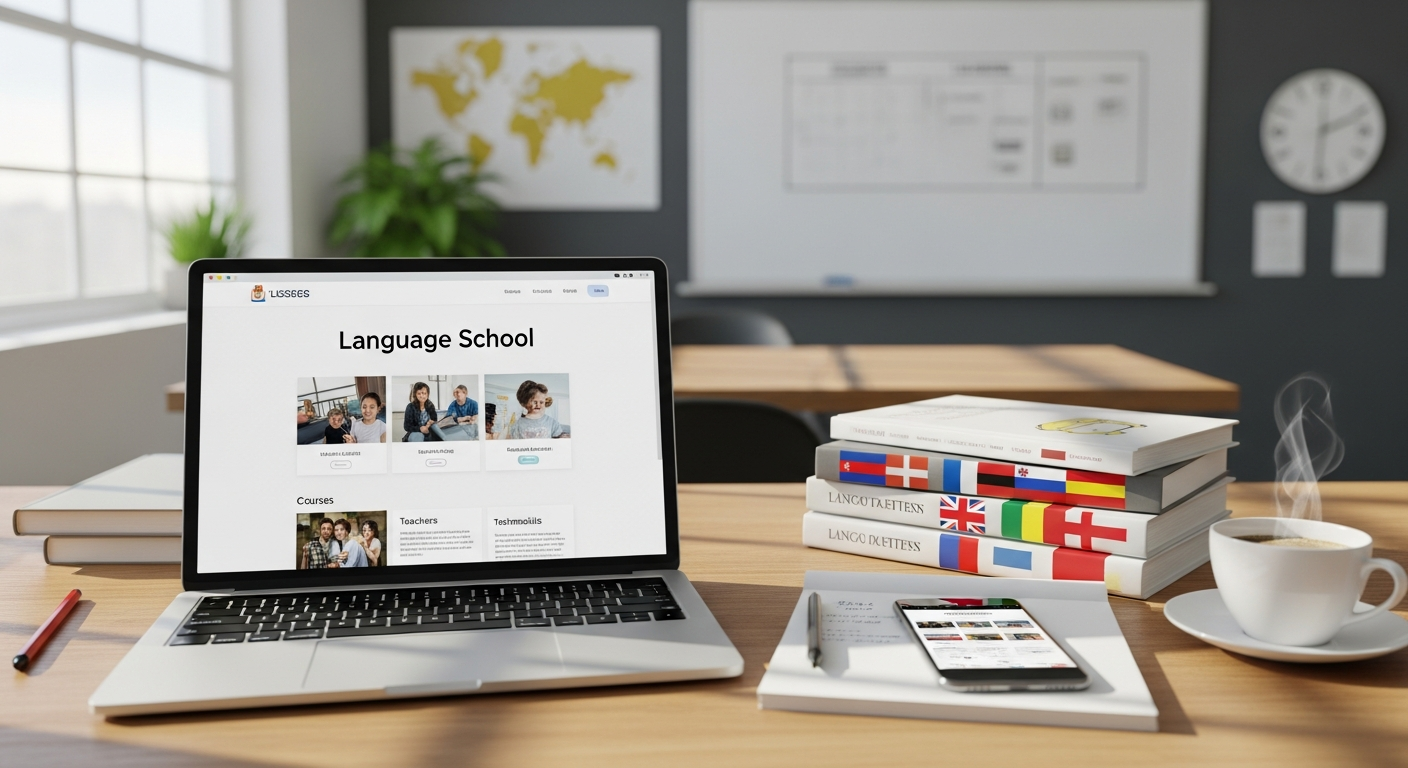 Ile kosztuje strona internetowa dla szkoły językowej?